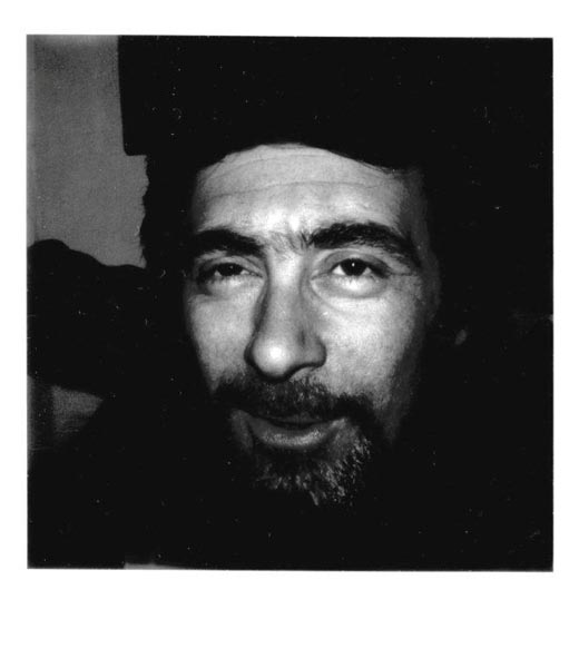 Foto di Armando Ginesi eseguita da Alberto Burri nel 1957 con una delle prime polaroid introdotte in Italia dagli Stati Uniti